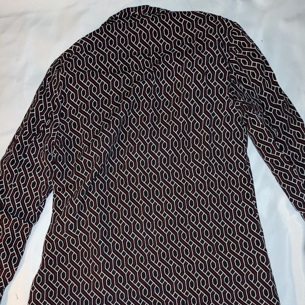 Geometric pattern slim blazer - Picture 4 of 9